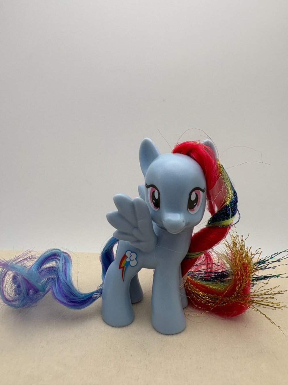 My Little Pony (MLP) Rainbow Dash Tinsel Brushable Hair 2010 G4 (MLP: LT2-9)